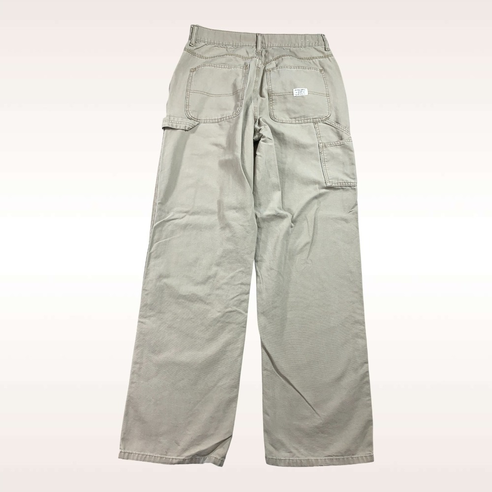 Vintage GAP Carpenter Pants Mens 32x32 Beige Utility Workwear Y2K Streetwear